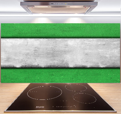 Crédence cuisine en verre Mur vert