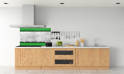 Crédence cuisine en verre Mur vert