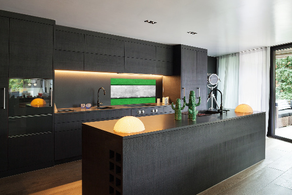 Crédence cuisine en verre Mur vert