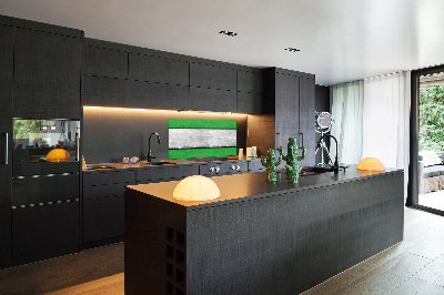 Crédence cuisine en verre Mur vert