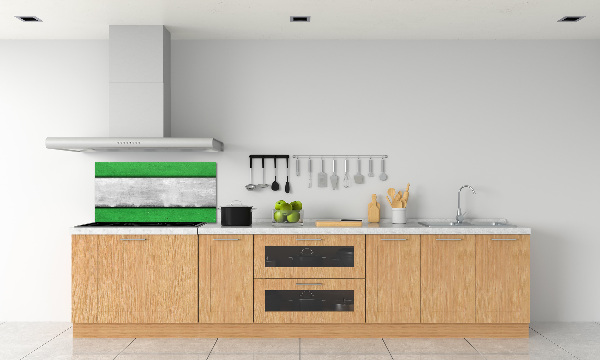Crédence cuisine en verre Mur vert
