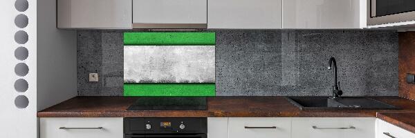 Crédence cuisine en verre Mur vert
