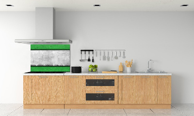 Crédence cuisine en verre Mur vert