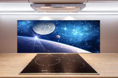 Crédence cuisine en verre Lune