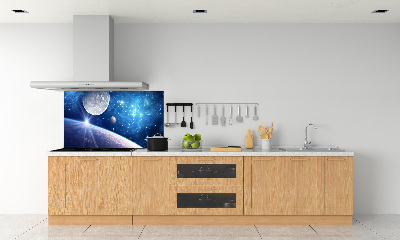 Crédence cuisine en verre Lune