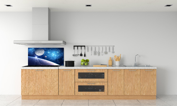 Crédence cuisine en verre Lune