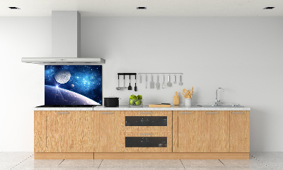 Crédence cuisine en verre Lune