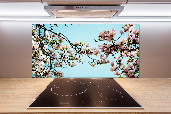 Crédence en verre Fleurs de magnolia