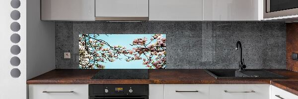 Crédence en verre Fleurs de magnolia
