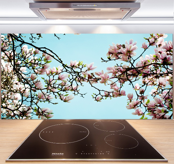 Crédence en verre Fleurs de magnolia