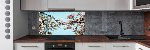 Crédence en verre Fleurs de magnolia