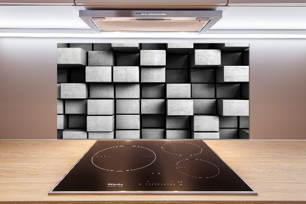 Crédence cuisine en verre Abstraction