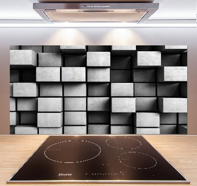 Crédence cuisine en verre Abstraction