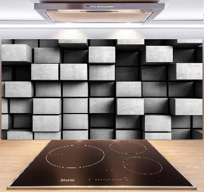Crédence cuisine en verre Abstraction