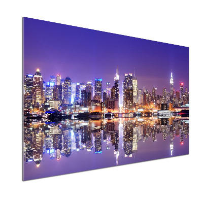 Crédence en verre avec motif Manhattan NY