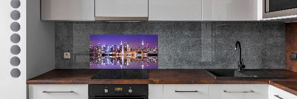Crédence en verre avec motif Manhattan NY