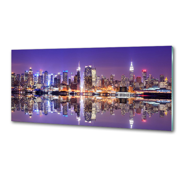 Crédence en verre avec motif Manhattan NY