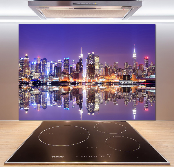 Crédence en verre avec motif Manhattan NY