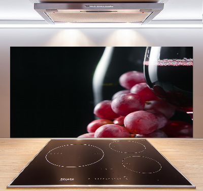 Verre pour crédence Raisins et vin