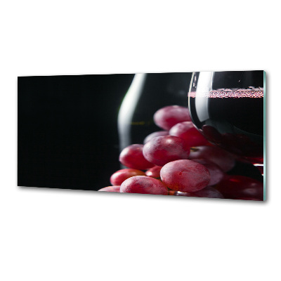 Verre pour crédence Raisins et vin