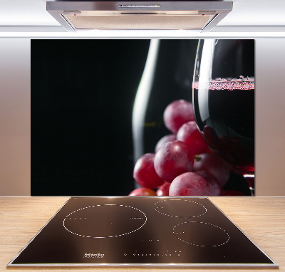 Verre pour crédence Raisins et vin