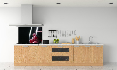 Verre pour crédence Raisins et vin