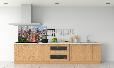 Crédence en verre avec motif Hong Kong