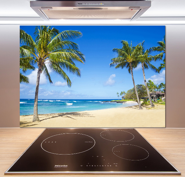 Panneau pour cuisine Plage tropicale