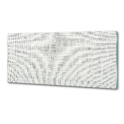 Crédence de cuisine en verre Toile blanche en lin