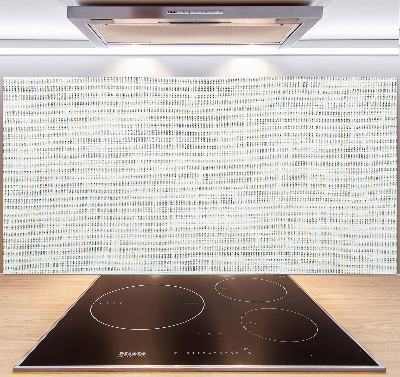 Crédence de cuisine en verre Toile blanche en lin