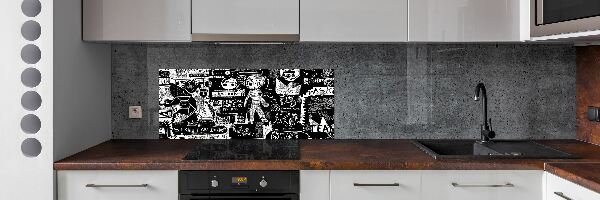 Panneau pour cuisine Graffiti