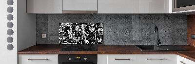 Panneau pour cuisine Graffiti
