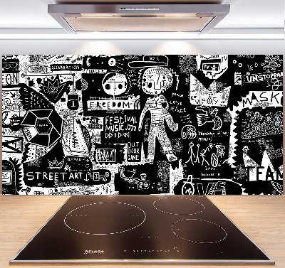 Panneau pour cuisine Graffiti