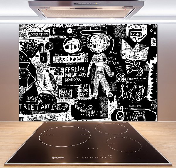 Panneau pour cuisine Graffiti