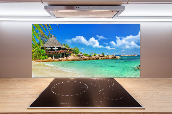 Verre pour crédence Plage dans les Seychelles