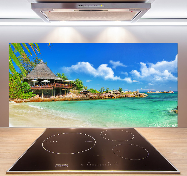 Verre pour crédence Plage dans les Seychelles