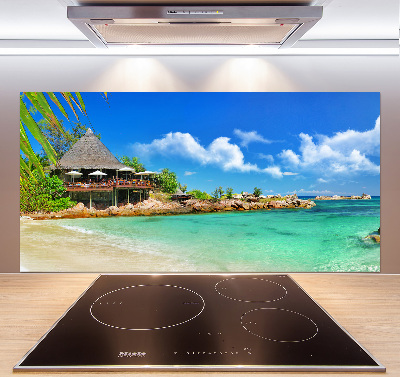 Verre pour crédence Plage dans les Seychelles