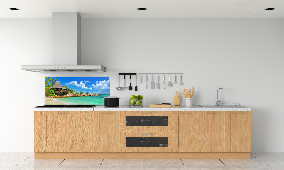 Verre pour crédence Plage dans les Seychelles