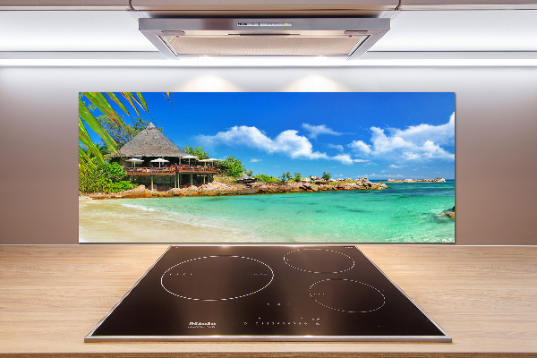 Verre pour crédence Plage dans les Seychelles