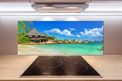 Verre pour crédence Plage dans les Seychelles