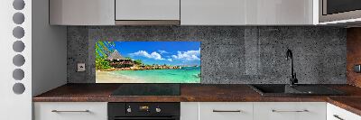 Verre pour crédence Plage dans les Seychelles