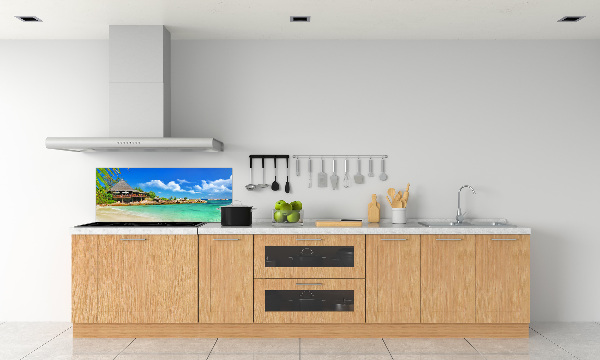 Verre pour crédence Plage dans les Seychelles