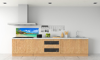 Verre pour crédence Plage dans les Seychelles