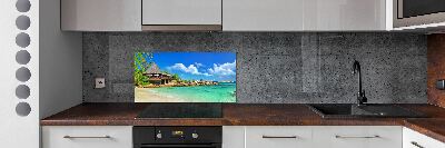 Verre pour crédence Plage dans les Seychelles