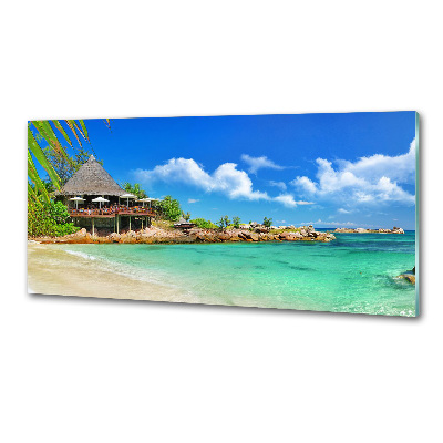 Verre pour crédence Plage dans les Seychelles