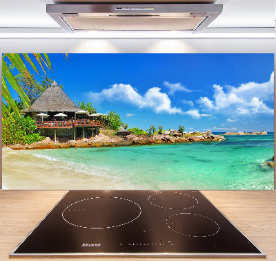 Verre pour crédence Plage dans les Seychelles