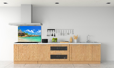 Verre pour crédence Plage dans les Seychelles