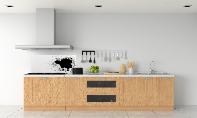 Crédence en verre cuisine Trou dans le mur