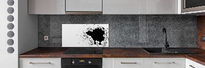 Crédence en verre cuisine Trou dans le mur