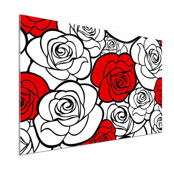 Crédence de cuisine Roses